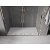 Mexen Velar L Duo Schiebetüren Duschabtrennung 170 cm, transparent, gold - 871-170-003-02-50