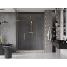 Mexen Velar L Duo Schiebetür-Duschabtrennung 180 cm, transparent, gold - 871-180-003-02-50