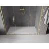 Mexen Velar L Duo Schiebeduschtüren 170 cm, transparent, gebürstet golden - 871-170-003-02-55