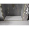 Mexen Velar L Duo Schiebetür 180 cm, transparent, gold gebürstet - 871-180-003-02-55