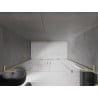 Mexen Velar L Duo Schiebetür 180 cm, transparent, gold gebürstet - 871-180-003-02-55