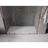 Mexen Velar L Duo Duschschiebetür 200 cm, transparent, Roségold - 871-200-003-02-60