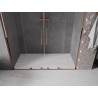 Mexen Velar L Duo Duschschiebetür 200 cm, transparent, Roségold - 871-200-003-02-60