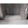 Mexen Velar L Duo Schiebetür Dusche 170 cm, transparent, gebürstetes Kupfer - 871-170-003-02-65