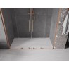 Mexen Velar L Duo Schiebetür Dusche 170 cm, transparent, gebürstetes Kupfer - 871-170-003-02-65