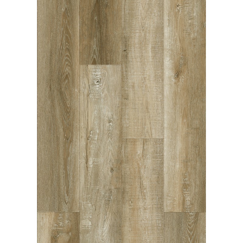 Mexen West Orange Muster von Vinylpaneelen SPC 6,5 mm, Unterlage IXPE 1,5 mm, 4 V-Fuge, Eiche - F1009-S