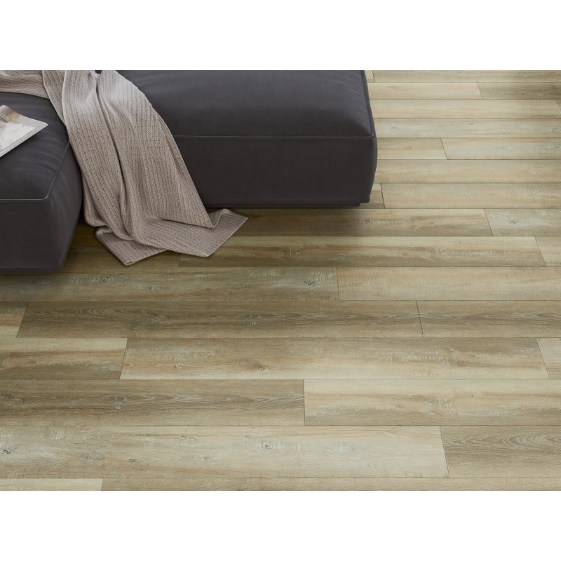 Mexen West Orange Muster von Vinylpaneelen SPC 6,5 mm, Unterlage IXPE 1,5 mm, 4 V-Fuge, Eiche - F1009-S