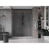 Mexen Velar L Duo Schiebetür-Duschwand 170 cm, transparent, gebürstetes Gun Gray - 871-170-003-02-66