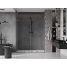 Mexen Velar L Duo Duschschiebetüren 180 cm, transparent, gebürstet gun gray - 871-180-003-02-66