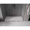 Mexen Velar L Duo Schiebetür-Duschwand 170 cm, transparent, gebürstetes Gun Gray - 871-170-003-02-66