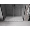 Mexen Velar L Duo Duschschiebetüren 180 cm, transparent, schwarz - 871-180-003-02-70