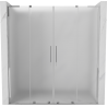 Mexen Velar L Duo Duschschiebetüren 200 cm, satiniert, Chrom - 871-200-003-32-01