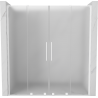 Mexen Velar L Duo Schiebetür 180 cm, matt, weiß - 871-180-003-32-20
