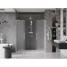 Mexen Velar L Duo Schiebetür-Duschwand 170 cm, satiniert, weiß - 871-170-003-32-20