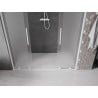 Mexen Velar L Duo 200 cm Schiebeduschtür, mattiert, weiß - 871-200-003-32-20