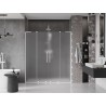 Mexen Velar L Duo Schiebetür-Duschwand 170 cm, satiniert, weiß - 871-170-003-32-20
