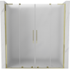 Mexen Velar L Duo Schiebetür für die Dusche 170 cm, matt, gold - 871-170-003-32-50