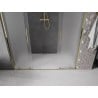 Mexen Velar L Duo Schiebetür für Duschkabine 200 cm, mattiert, gold - 871-200-003-32-50
