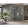 Mexen Omega Schiebedusche 160 x 70 cm, transparent, Chrom - 825-160-070-01-00