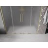 Mexen Velar L Duo Schiebetür-Duschwand 200 cm, Mattglas, gebürstetes Gold - 871-200-003-32-55