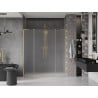 Mexen Velar L Duo Duschschiebetüren 180 cm, satiniert, gold gebürstet - 871-180-003-32-55