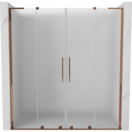 Mexen Velar L Duo Schiebetüren 170 cm, matt, Roségold - 871-170-003-32-60