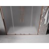Mexen Velar L Duo Schiebeduschtür 200 cm, satiniert, Roségold - 871-200-003-32-60