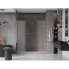Mexen Velar L Duo Schiebetür Dusche 180 cm, mattiert, Roségold - 871-180-003-32-60