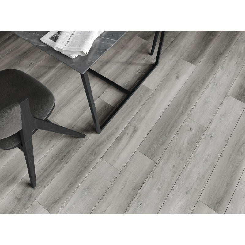 Mexen Santa Clara Muster von SPC-Vinylpaneelen 6,5 mm, IXPE-Unterlage 1,5 mm, 4 V-Fuge, Eiche - F1010-S