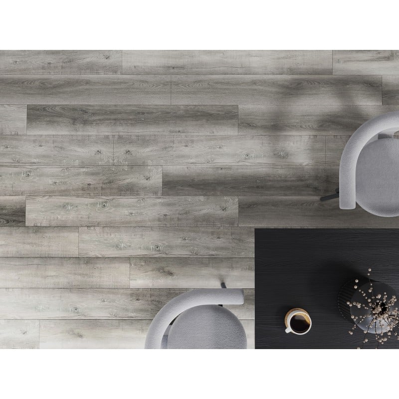 Mexen Santa Clara Muster von SPC-Vinylpaneelen 6,5 mm, IXPE-Unterlage 1,5 mm, 4 V-Fuge, Eiche - F1010-S