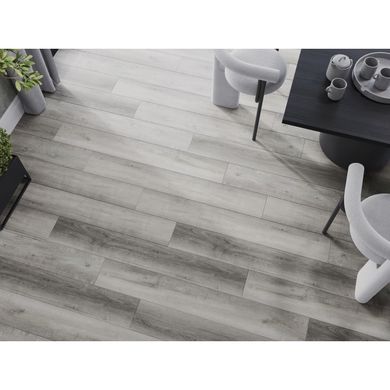 Mexen Santa Clara Muster von SPC-Vinylpaneelen 6,5 mm, IXPE-Unterlage 1,5 mm, 4 V-Fuge, Eiche - F1010-S
