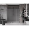 Mexen Velar L Duo Duschschiebetür 180 cm, matt, gun gray gebürstet - 871-180-003-32-66