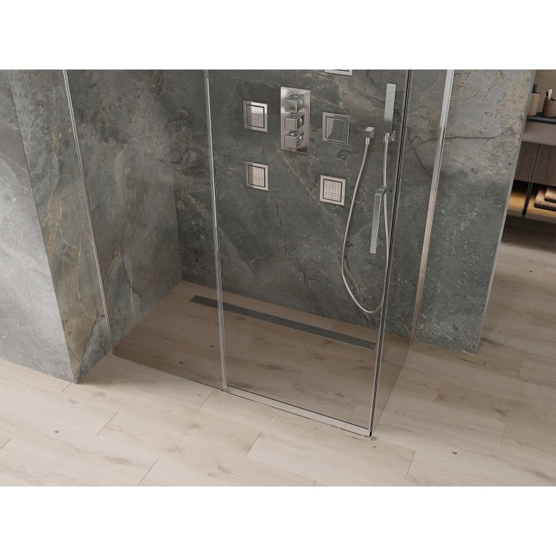 Mexen Omega Schiebeduschkabine 160 x 90 cm, transparent, chrom - 825-160-090-01-00