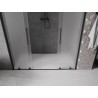Mexen Velar L Duo Schiebetüren 180 cm, Frost, Schwarz - 871-180-003-32-70