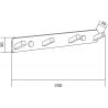 Mexen vierfacher Handtuchhaken, Chrom - 709174-00
