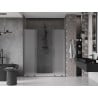 Mexen Velar L Duo Schiebetüren für die Dusche 170 cm, Mattglas, Gun Metal - 871-170-003-32-95