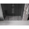 Mexen Velar L Duo Schiebeduschtür 180 cm, Graphit, Chrom - 871-180-003-42-01