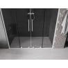 Mexen Velar L Duo 180 cm Schiebetüren für die Dusche, grafit, weiß - 871-180-003-42-20