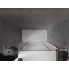 Mexen Velar L Duo Schiebetüren Dusche 200 cm, Graphit, Gold - 871-200-003-42-50