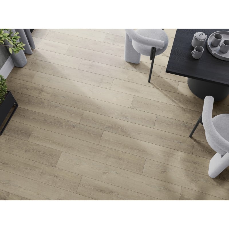 Mexen Parker Probe von SPC-Vinylpaneelen 6,5 mm, IXPE-Unterlage 1,5 mm, 4 V-Fuge, Eiche - F1015-S