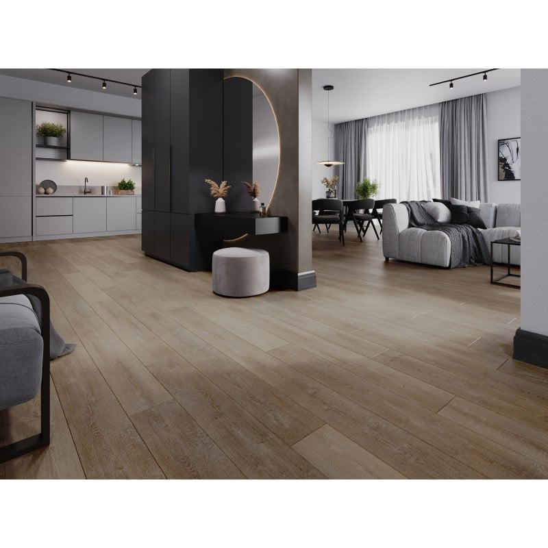 Mexen Windsor Muster der Vinylpaneele SPC 6,5 mm, IXPE-Unterlage 1,5 mm, 4 V-Fuge, Eiche - F1016-S