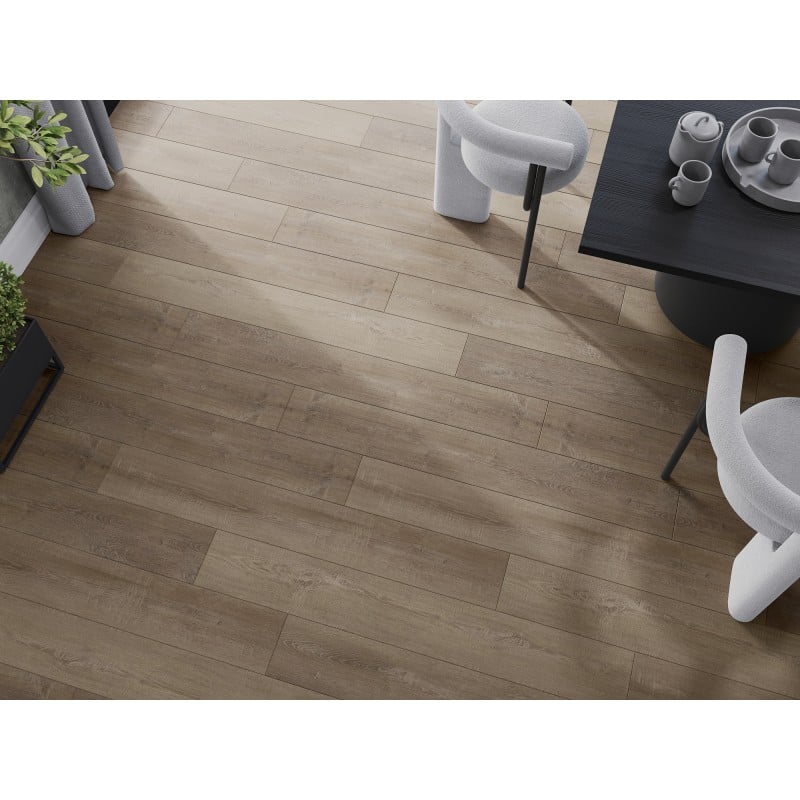 Mexen Windsor Muster der Vinylpaneele SPC 6,5 mm, IXPE-Unterlage 1,5 mm, 4 V-Fuge, Eiche - F1016-S