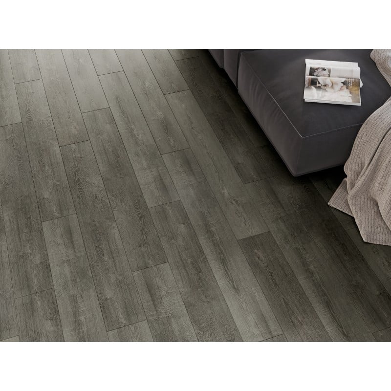 Mexen New Albany Probe von SPC-Vinylpaneelen 6,5 mm, IXPE-Unterlage 1,5 mm, 4 V-Fuge, Eiche - F1017-S