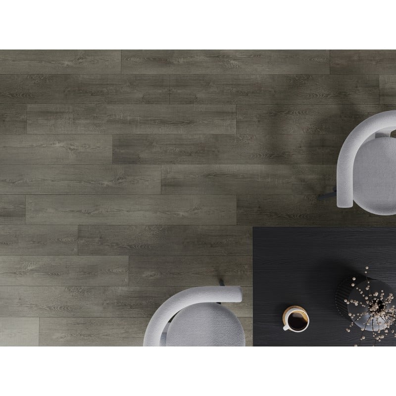 Mexen New Albany Probe von SPC-Vinylpaneelen 6,5 mm, IXPE-Unterlage 1,5 mm, 4 V-Fuge, Eiche - F1017-S