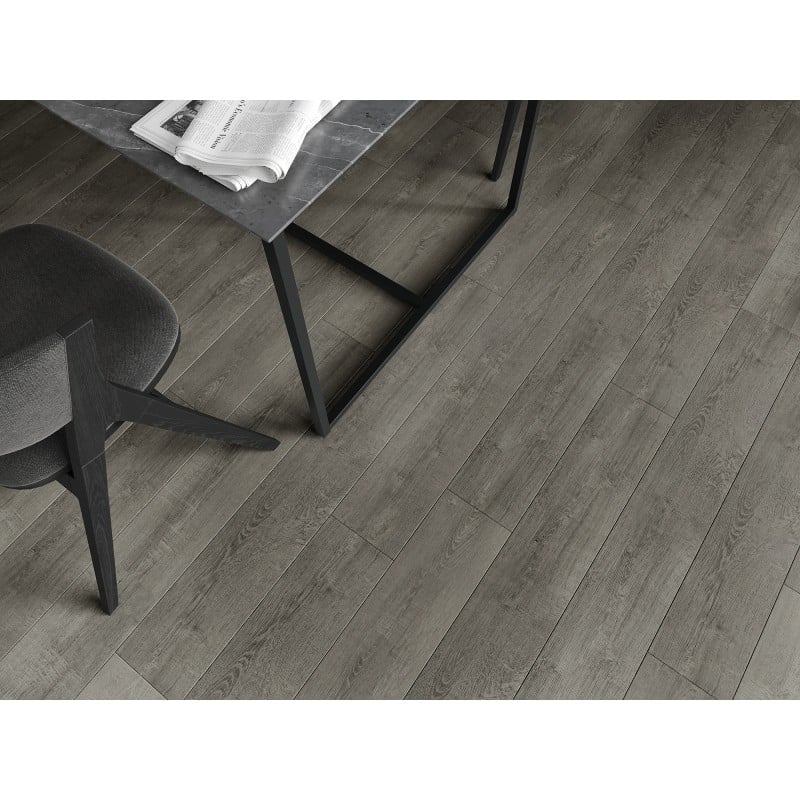 Mexen New Albany Probe von SPC-Vinylpaneelen 6,5 mm, IXPE-Unterlage 1,5 mm, 4 V-Fuge, Eiche - F1017-S