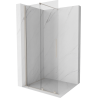 Mexen Velar Schiebeduschelement Walk-in 110 x 200 cm, transparent 8 mm, gebürsteter Nickel - 871-110-000-03-97