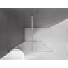Mexen Velar Schiebetür-Duschwand Walk-in 120 x 200 cm, transparent 8 mm, gebürsteter Nickel - 871-120-000-03-97