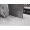 Mexen Velar Walk-in Duschwand zum Schieben 80 x 200 cm, mattiert 8 mm, gebürsteter Nickel - 871-080-000-33-97