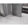 Mexen Velar Duschtrennwand Schiebetür Walk-in 75 x 200 cm, satiniert 8 mm, gebürsteter Nickel - 871-075-000-33-97