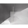 Mexen Velar Duschwand Schiebetür Walk-in 90 x 200 cm, Mattglas 8 mm, gebürsteter Nickel - 871-090-000-33-97